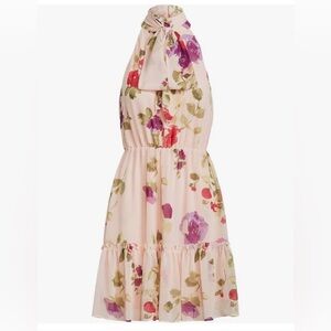 Lauren Ralph Lauren Womens Chiffon Floral Print Shift Dress Pink - New With Tags